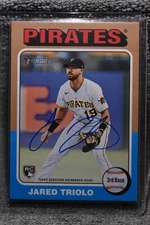 Jared Triolo 2024 Topps Heritage RC Real One Autograph #ROA-JT CMP088881