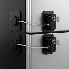 2 Pack Refrigerator Lock with Keys Child Safety Cabinet Locks Child Safety ...