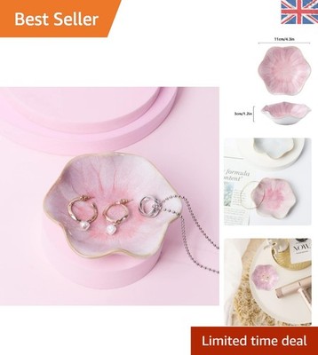 Robuste rosa Keramik Ring Schale - dekorative Aufbewahrung für Schmuck & besondere Geschenke