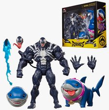 Marvel Legends Series Venom & Jeff Land Shark Set w  Alt Head Hands