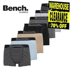 RRP £74.99 - Bench Tosinev 7pk Mens Boxer Shorts Stretch Designer Underwear