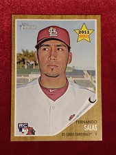 2011 Topps Heritage #344 Fernando Salas RC ⚾️ St. Louis Cardinals 