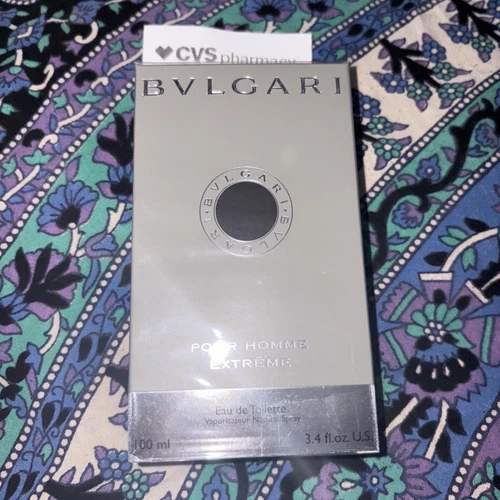 Bvlgari Pour Homme Extreme by Bvlgari EDT Spray for Men 3.4oz New Sealed Box