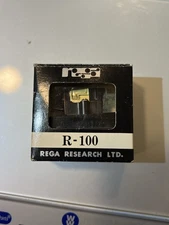 Rega R-100 MM Phono Cartridge NOS Unused w/ Stylus, Box, Mounting Screws Vintage