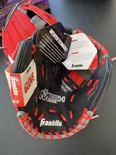 Franklin Teeball Glove 10" Mesh Tek 22842-L10  Left Hand Throw Glove On Right.