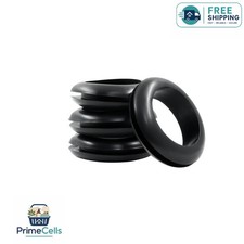 12 Pack 25mm Rubber Grommets - Easy Install Solution for Cable Management