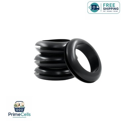 12 Pack 25mm Rubber Grommets - Easy Install Solution for Cable Management