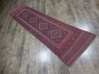 Vintage Turkish Rug,HandMade Geometric Design Bohemian Rug 2x7.10 Ft — photo 6