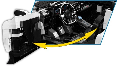 Modellauto Maserati MC20, weiß - Bild 3 von 4