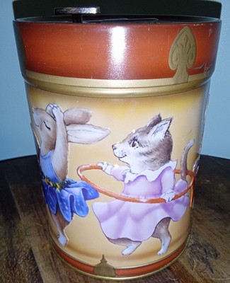 Lambertz Aachen German Cookie Tin Music Box Drum Christmas