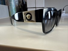 Versace VE 4437U GB1/T3 Black Polarized Sunglasses Grey Gradient Lens 294