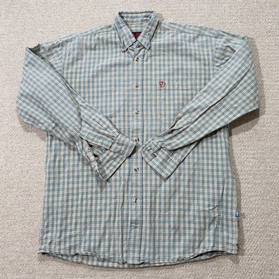 Fjällräven Hemd Herren Medium bunt kariert Wandern Outdoor Trekking Flanell