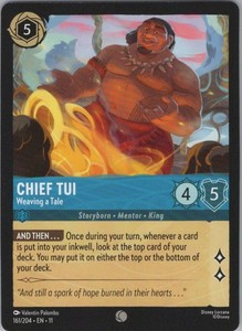 Chief Tui - Weaving a Tale 161/204 Common Winterspell Lorcana