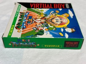 Mario&rsquo;s Tennis Virtual Boy Japan NTSC‑J New Unused Box Manual Nintendo 1995 Rare
