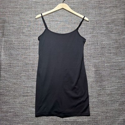 United Colors Of Benetton Dress Women's Size S Black Spaghetti Strap Mini