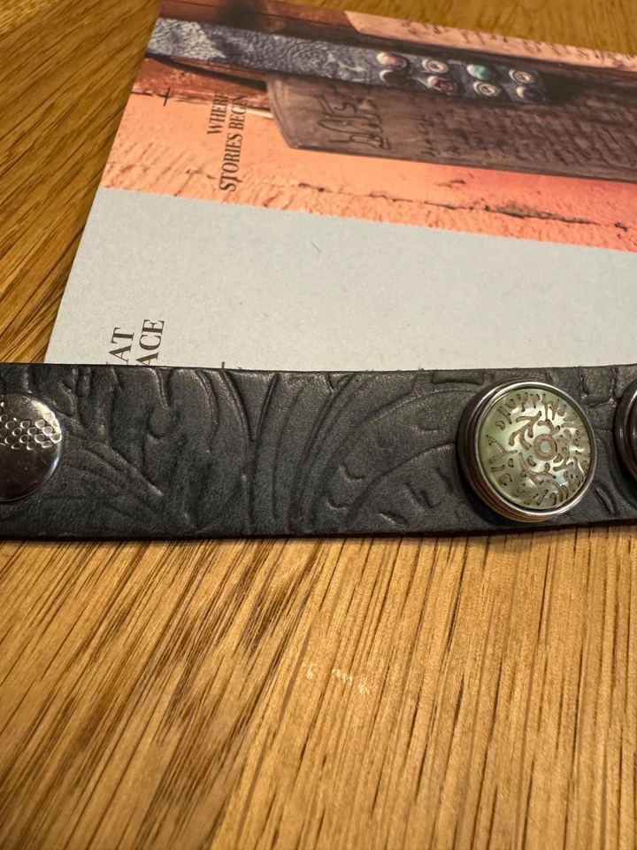 Noosa Amsterdam classic leather armband with 3 chunks - Bild 4 von 4