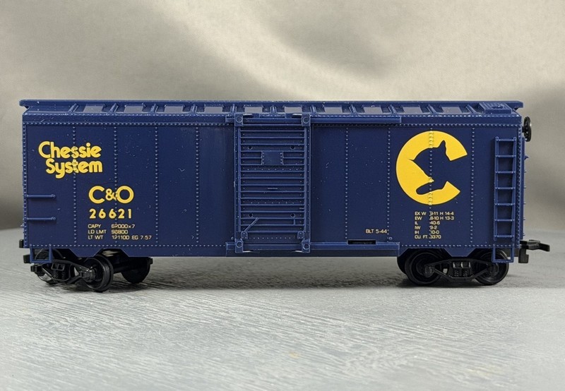 Life Like - Chesapeake & Ohio - 40' Box Car + Wgt # 26621