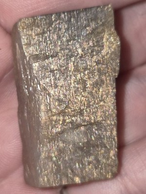 Golden Rainbow Lattice Sunstone Crystal Raw Freeform Collection Specimen Rare
