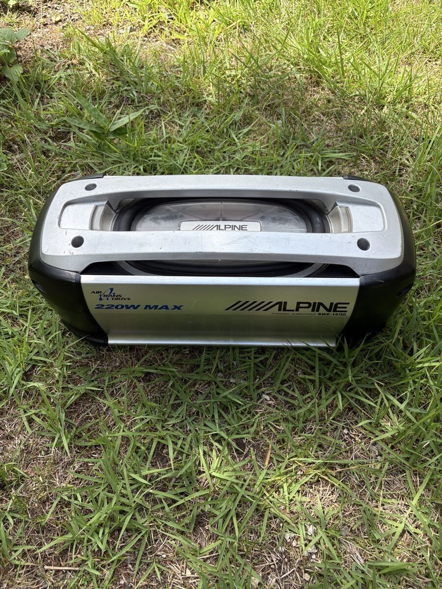 アルパイン サブウーファー SWE-1400 220W MAX ALPINE SWE-1400 パワーサブウーファー 220W MAX