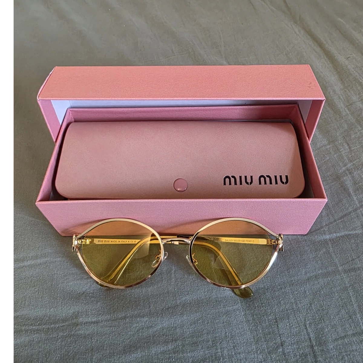 Gold Oval Sunglasses for Women for sale | eBay