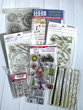 Clear Stamp Lot of 8 Sets Christmas Halloween Everyday Scrapbook Card Making