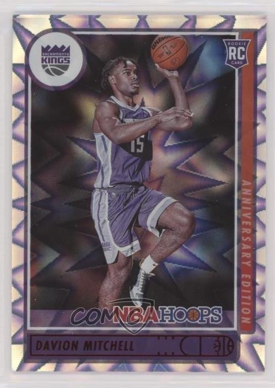 2021 Panini NBA Hoops Rookies Anniversary Edition Davion Mitchell #228 Rookie RC