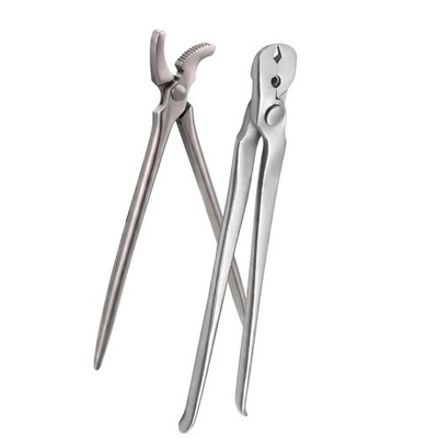 NS Crafts  Hufschmied Werkzeug Combo 12'' Hufeisen Nagelzieher & Huf Drahtreifen Set UK