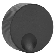 32x13mm Volume Control Knob Black Frosted Solid Aluminum Knob For 6mm✈