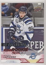 2018-19 Upper Deck CHL Star Rookies Exclusives 70/100 Hendrix Lapierre #330 3vx