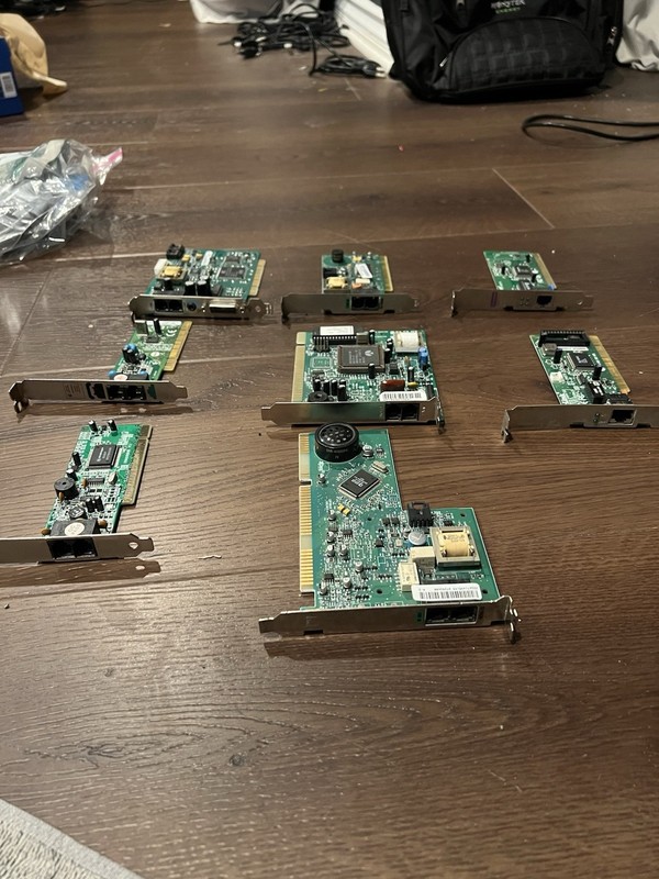 8 Modem And Network Cards, PCI And ISA