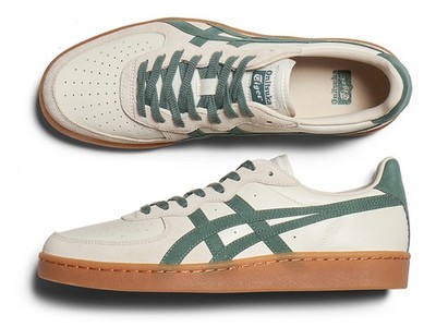 Onitsuka Tiger Genuine GSM 1183A353 128 CREAM / HIKING GREEN JP Exclusive Unisex