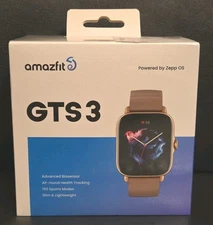 Amazfit GTS 3 42mm GPS Smart Android/iOS Fitness Sport Health Watch Rosa NEW