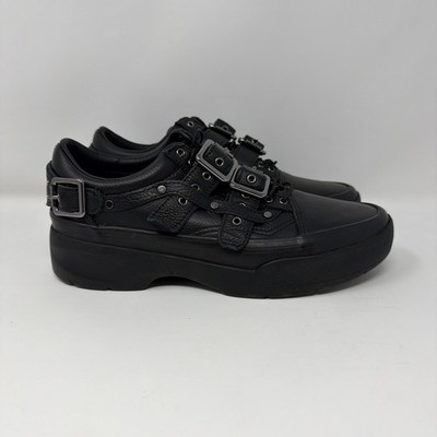 Men's 7.5 Women 9 Vans LX OLD SKOOL BUCKLE Shoes Sneakers VN000EEDBLK