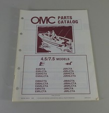 Teilekatalog Johnson Evinrude Außenborder / Outboards 4.5 / 7.5 PS Models 3/1983