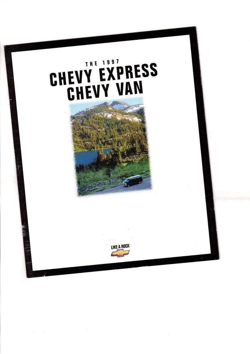 1997 Chevy EXPRESS / VAN Brochure / Catalog with Color Chart:LS