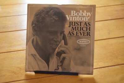 BOBBY VINTON ''JUST AS MUCH AS EVER'' 45 RPM 7'' RECORD + PICTURE SLEEVE [D43-100]