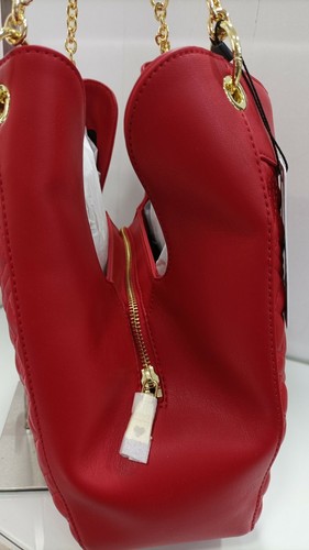 Borsa LOVE MOSCHINO QUILTED PU ROSSO donna in eco pelle JC4014PP1DLA0500 - Foto 3 di 8
