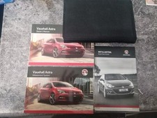 09-15 VAUXHALL ASTRA OWNERS HANDBOOK MANUALS & WALLET 
