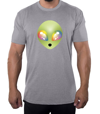 Trippy Eyed Alien Men's Tees, Nice Graphic Tees, Funny Men's Shirts!
