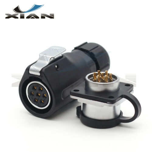 XHE20 IP67 7pin Waterproof Connectors, automotive electrical wire connectors - Picture 2 of 7
