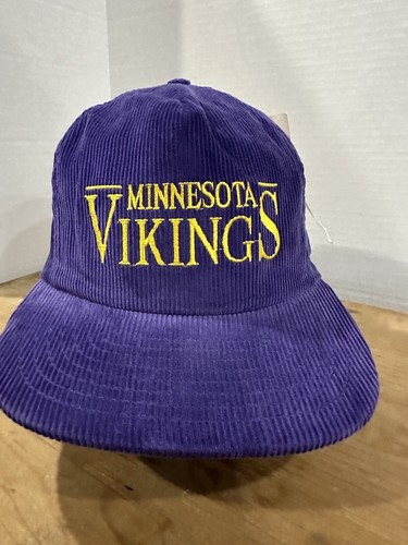 Gorra/sombrero Minnesota Vikings Proline Annco vintage NFL púrpura nuevo con etiquetas