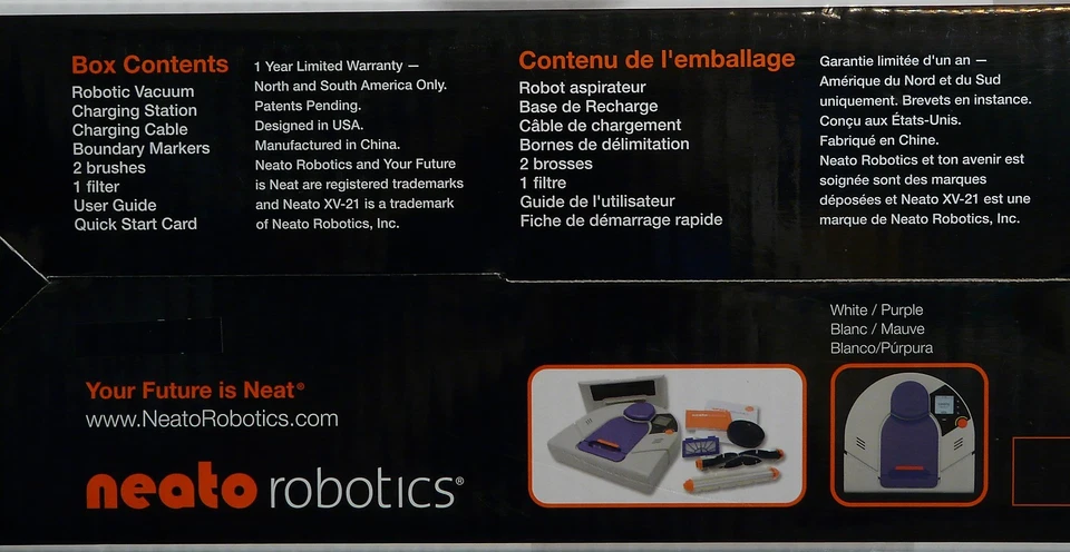 NEATO XV-21 Pet & Allergy Automatic Vacuum Cleaner... NEW! - Image 3 of 4