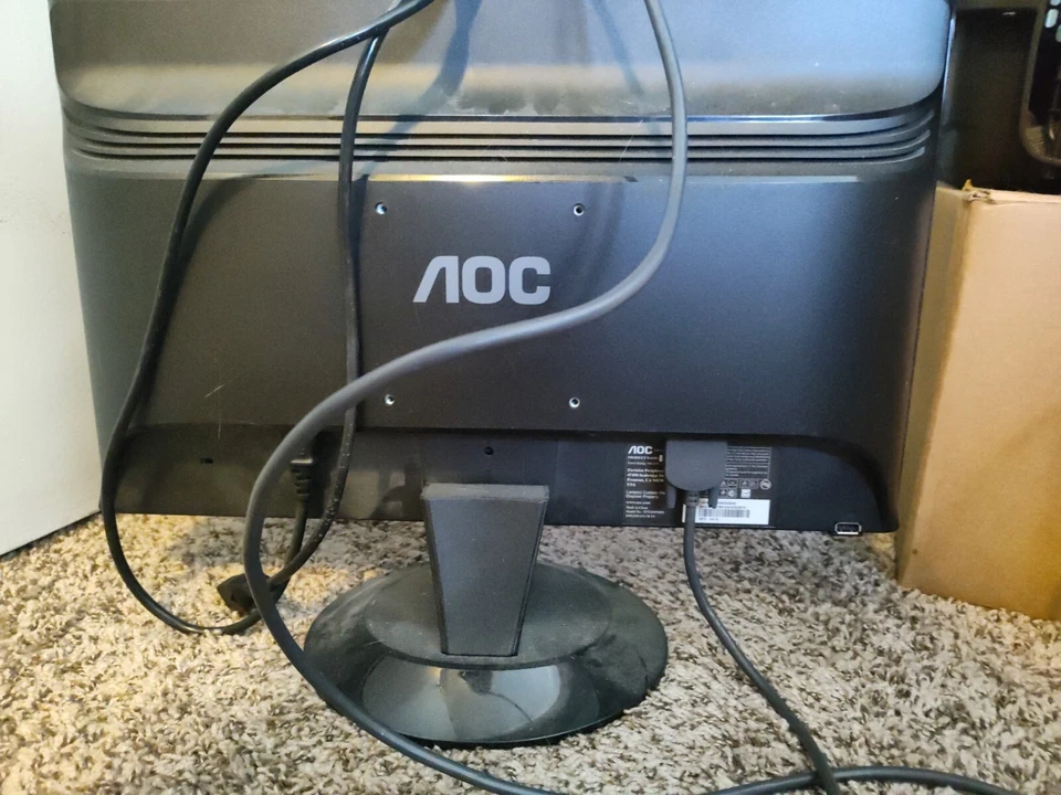 AOC LCD Monitor by Envision Peripherals Inc Model #: TFT20W90PS - Image 2 of 2