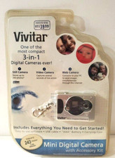 Vivitar Mini Digital Camera Blue CAMERA SMALL Tiny Brand New Sealed