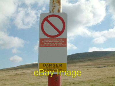 Foto 6x4 Warnschild auf Ja Tor Meldon\/SX5592 Viel von Dartmoor ist ein Mi c2003