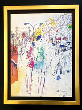 LEROY NEIMAN + SKETCHBOOK DRAWING PARIS + CIRCA 1970'S + SIGNED PRINT FRAMED