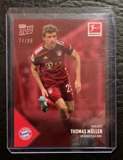 2021-22 Topps NOW Bundesliga #180 | THOMAS MÜLLER | FC Bayern; RED 74/99 !!!
