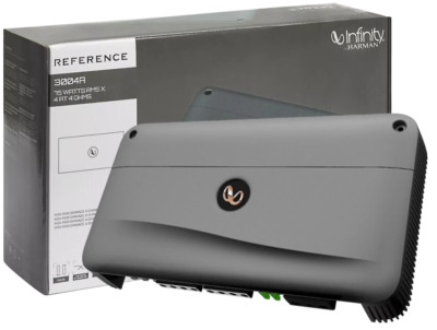 Infinity Reference 3004A 4-Channel Amplifier 75W x 4 for Car Audio Systems