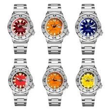 Tandorio Monster NH36 42mm Steel Automatic Men Watch Sapphire Week Date Luminous