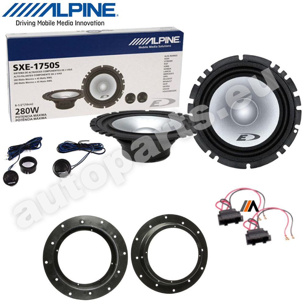 Kit 4 Casse Alpine SXE-1750S per VW Caddy 2003+ | Audio Auto Pro